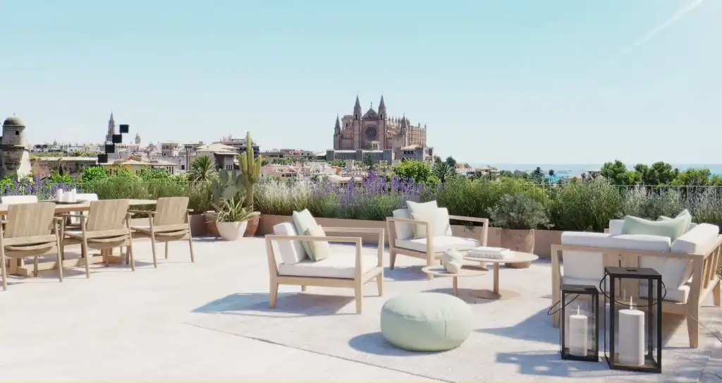 Terrace of Attic for sale in  Palma de Mallorca  with Air Conditioner, Heating and Terrace