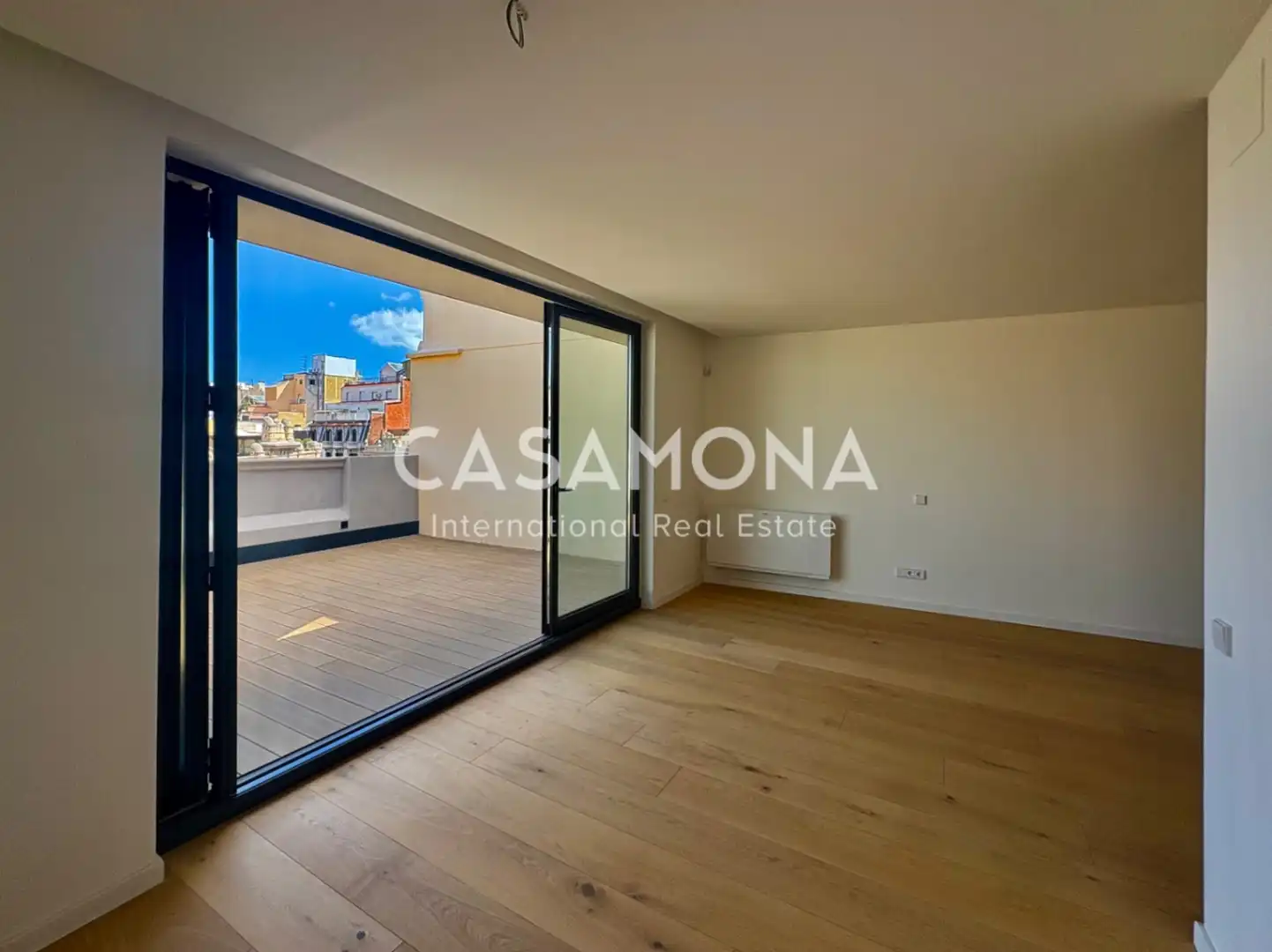 Vista exterior de Ático en venta en Barcelona con Aire acondicionado, Calefacción y Terraza