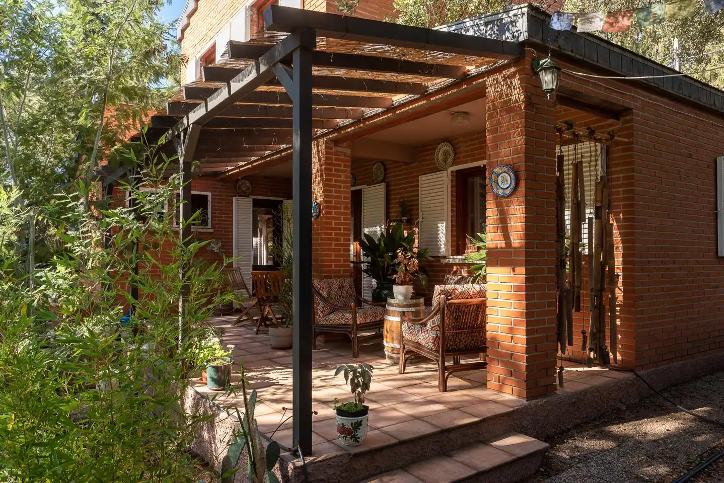 Terrace of Houses for rent in El Escorial  with Private garden, Storage room and Alarm