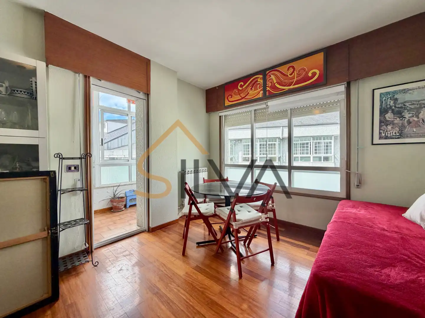 Vista exterior de Piso en venta en Lugo con Calefacción, Trastero y Amueblado