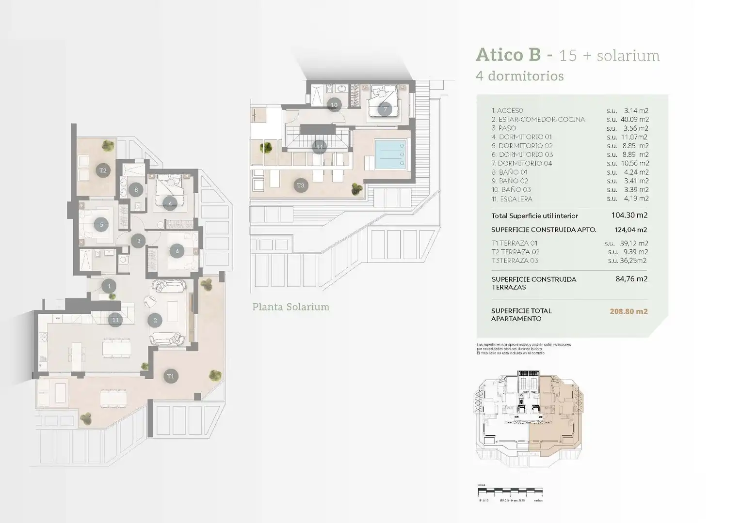 Attique avec piscine à vendre à N/A, imagen 11