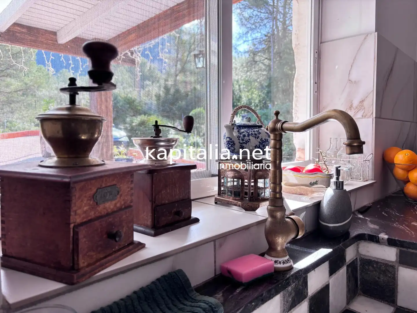 Kitchen of Houses for sale in Quatretonda  with Air Conditioner, Private garden and Terrace