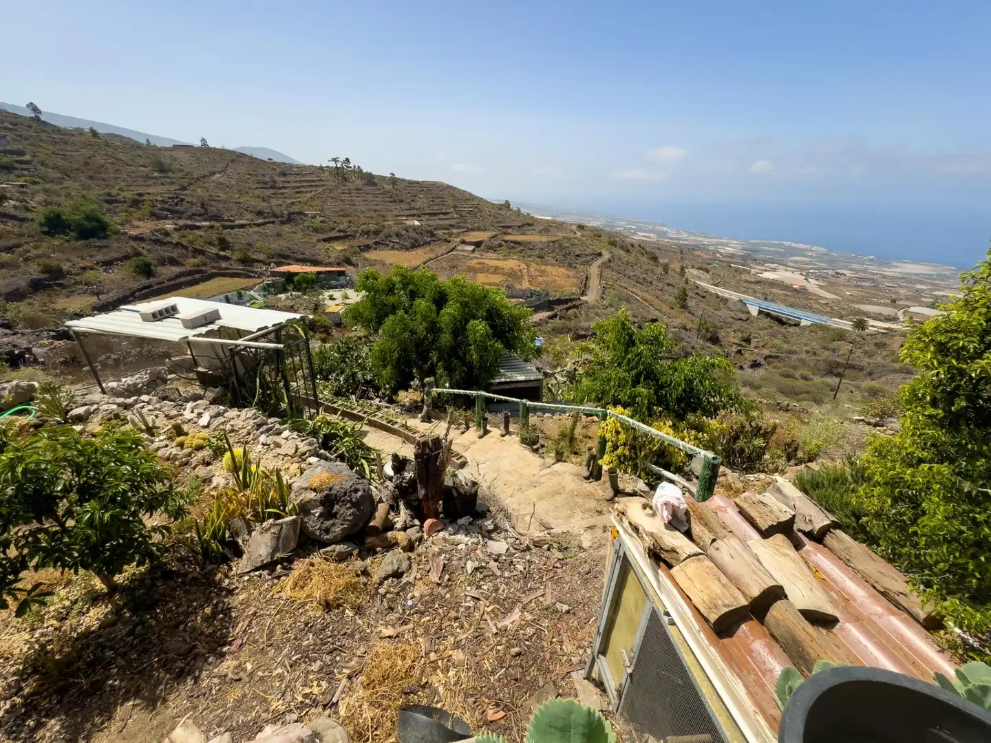 Vista exterior de Finca rústica en venda en Guía de Isora