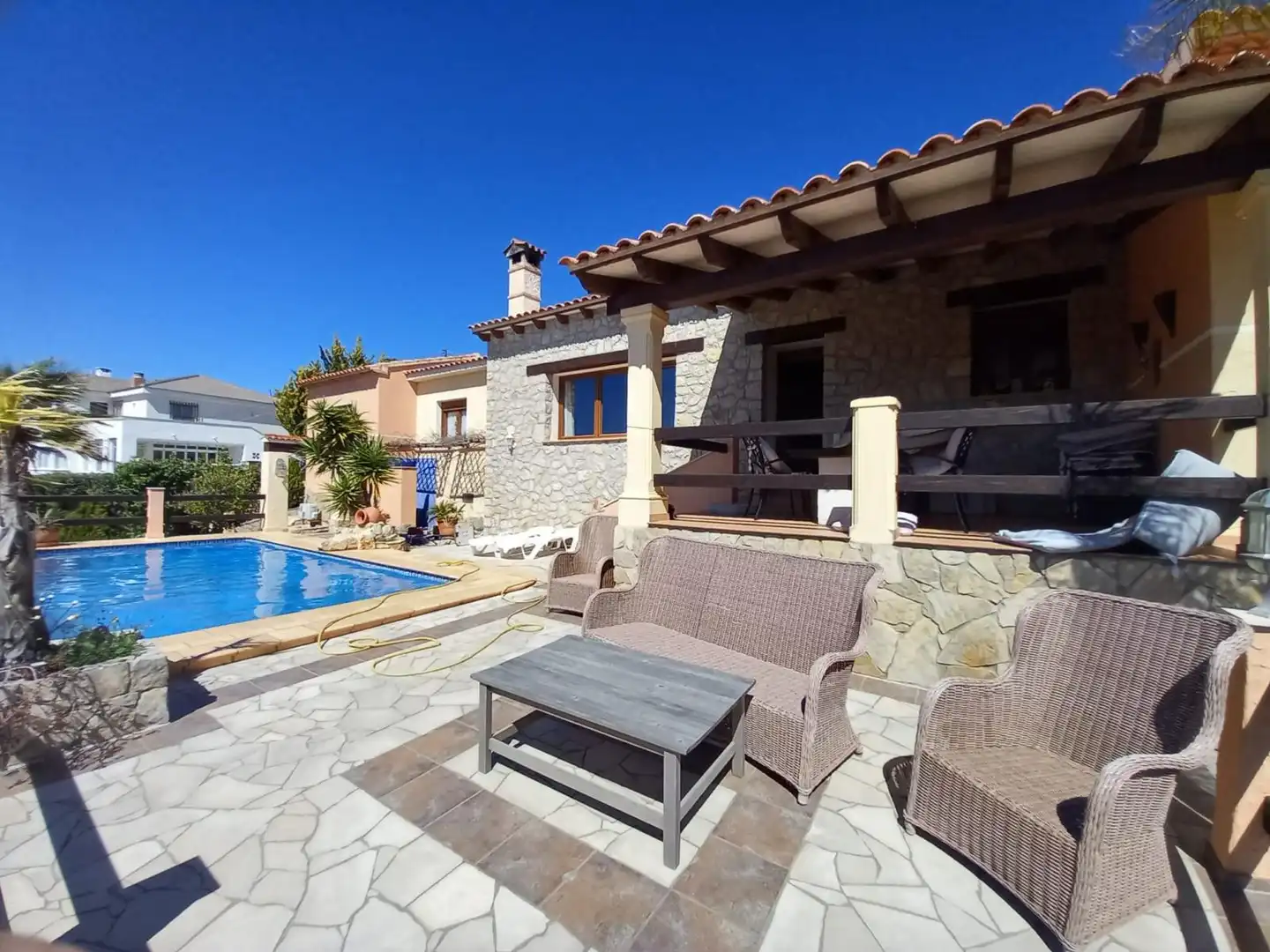 Terrace of Houses for sale in L'Alfàs del Pi  with Air Conditioner, Private garden and Terrace
