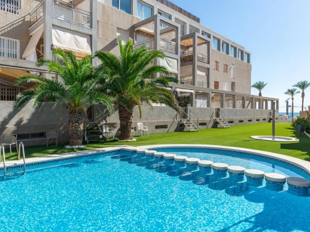 Swimming pool of Apartments for sale in Playa Muchavista