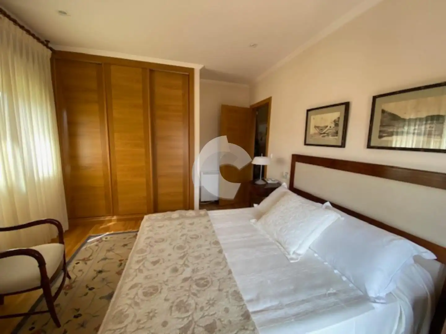 Dormitori de Casa o xalet en venda en Sanxenxo amb Calefacció, Jardí privat i Terrassa