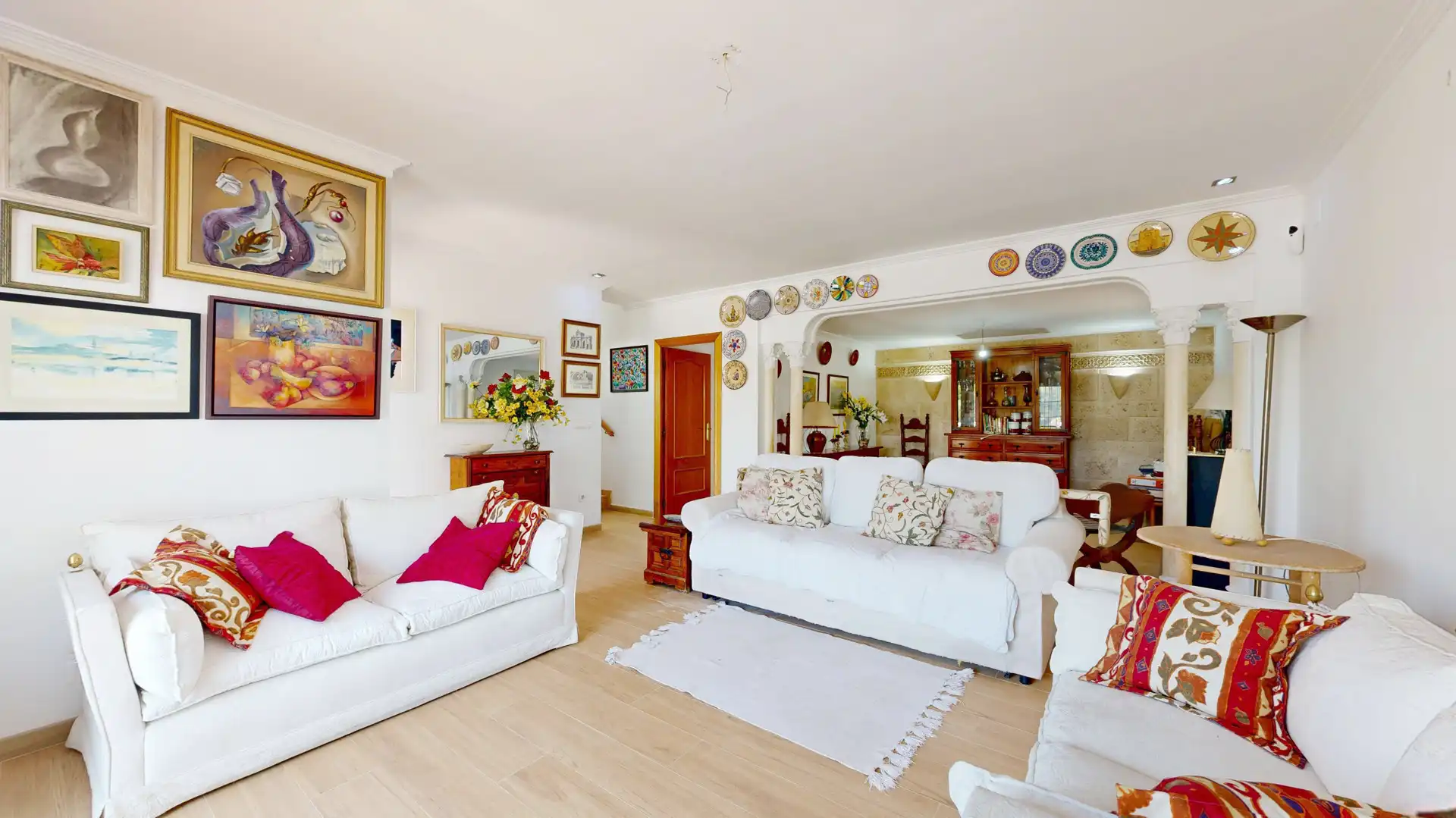 Sala de estar de Casa o chalet en venta en Chiva con Terraza, Trastero y Piscina