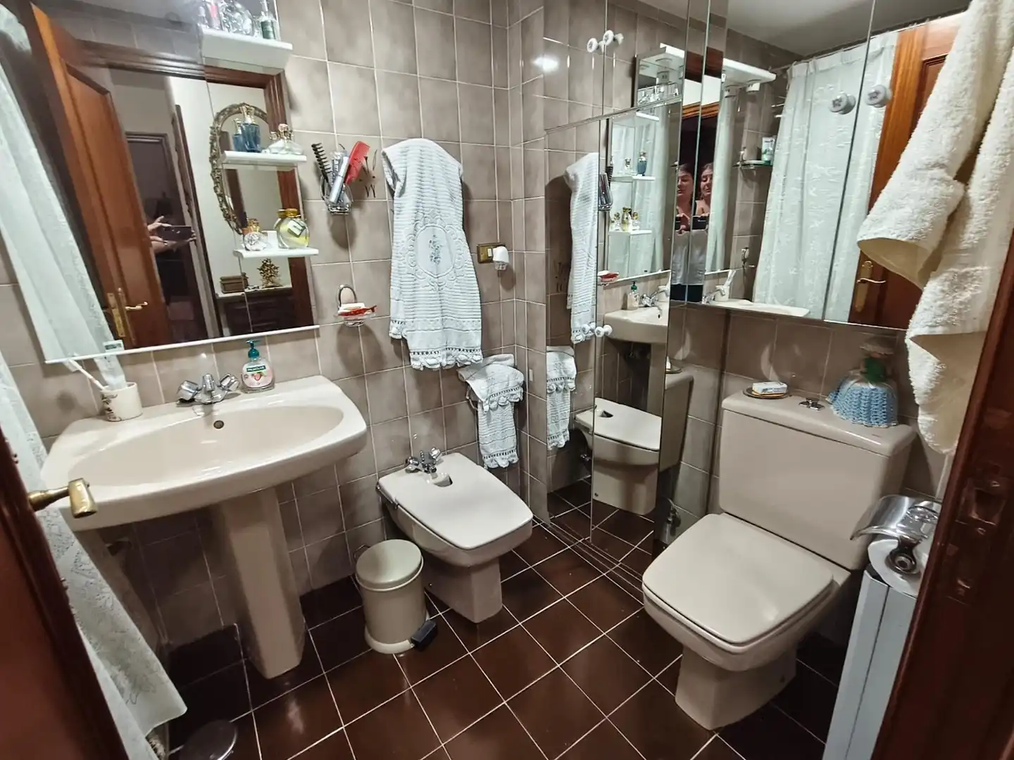 Baño de Piso de alquiler en Ponferrada con Calefacción, Parquet y Amueblado