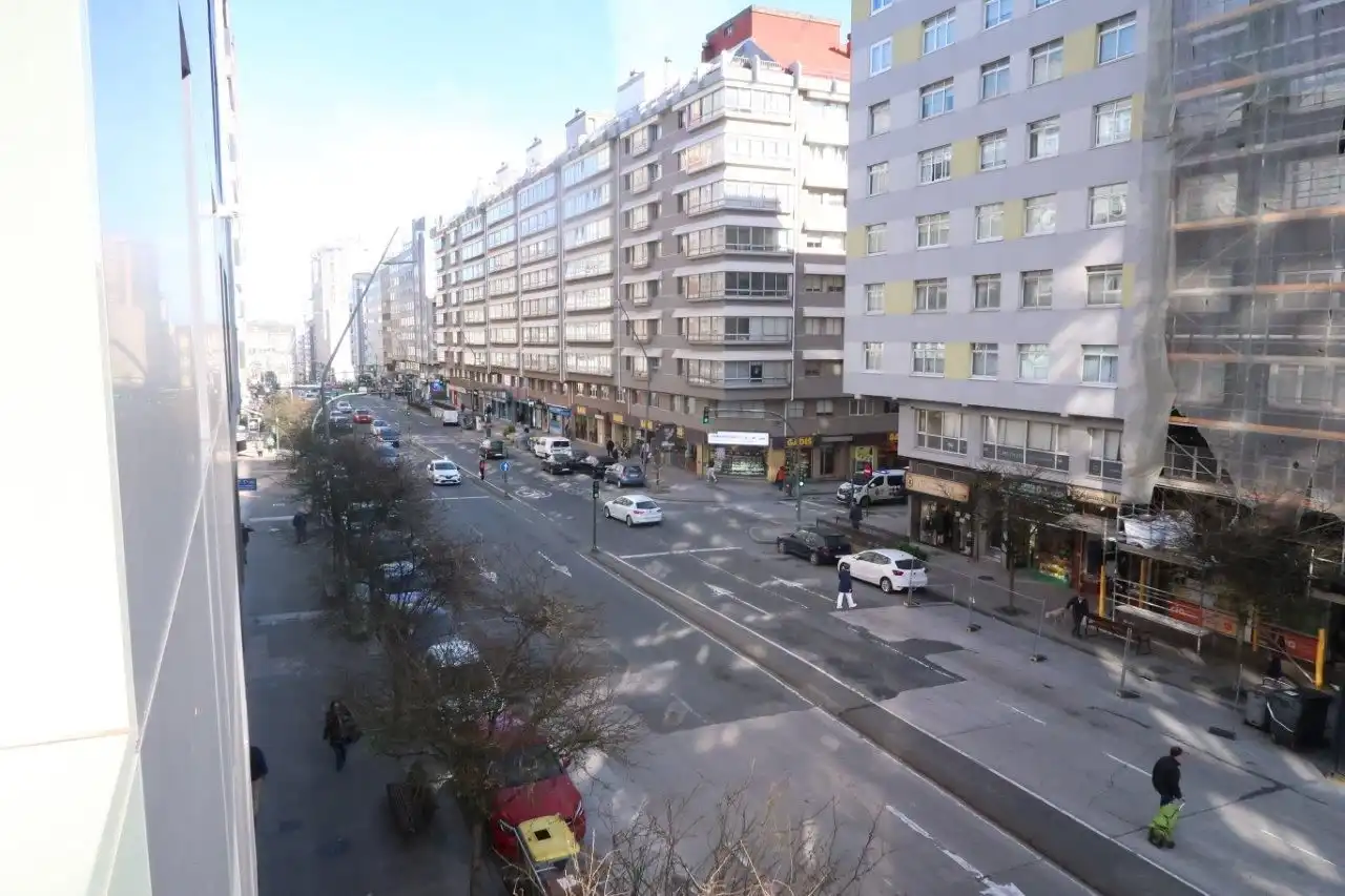 Exterior view of Flat for sale in A Coruña Capital   with Heating, Storage room and Furnished