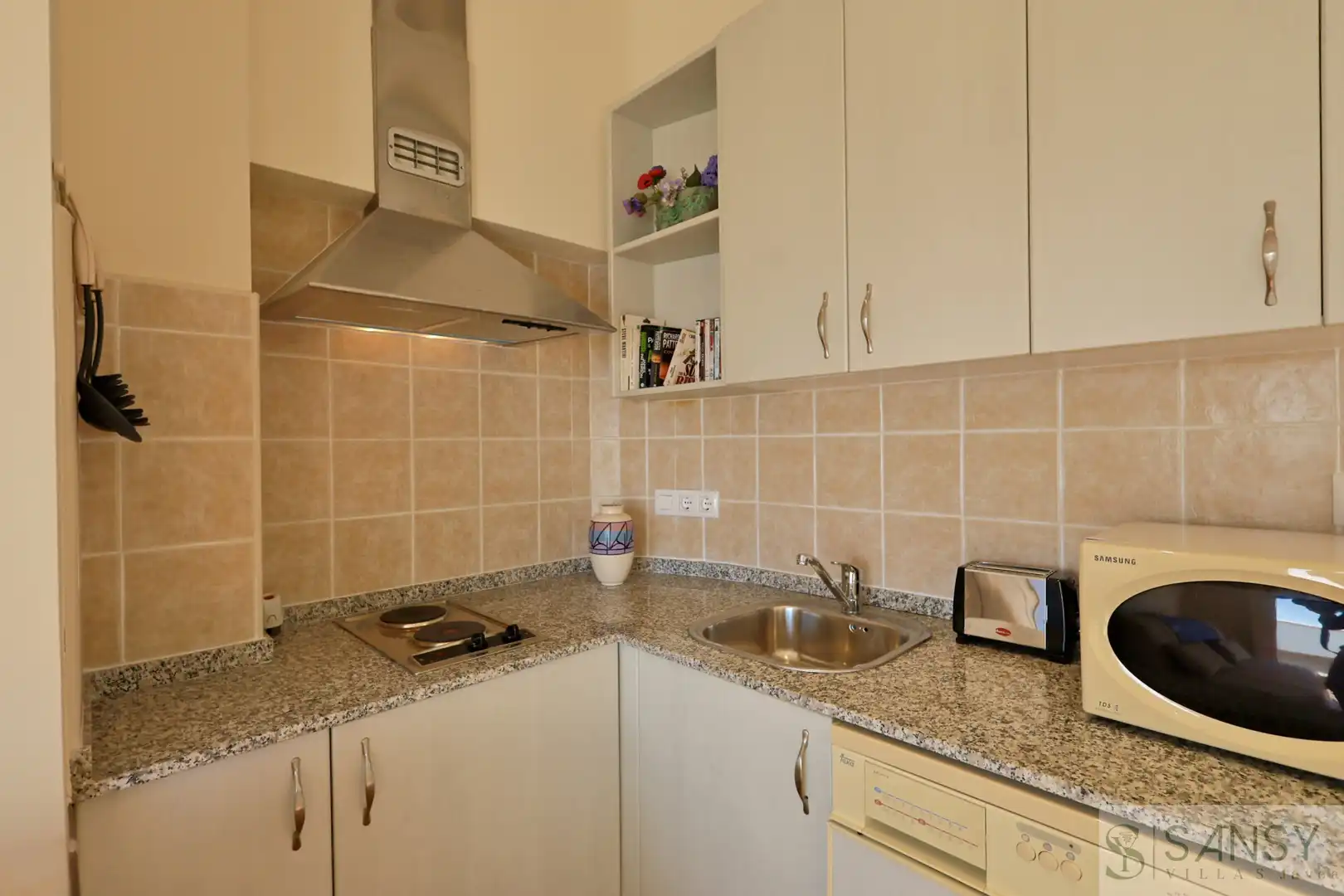Cuina de Apartament en venda en Jávea / Xàbia amb Terrassa i Piscina comunitària