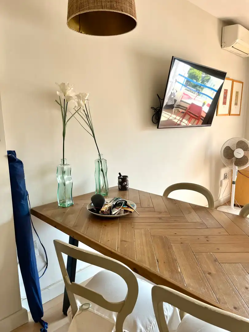 Comedor de Piso de alquiler en Marbella con Aire acondicionado, Calefacción y Parquet