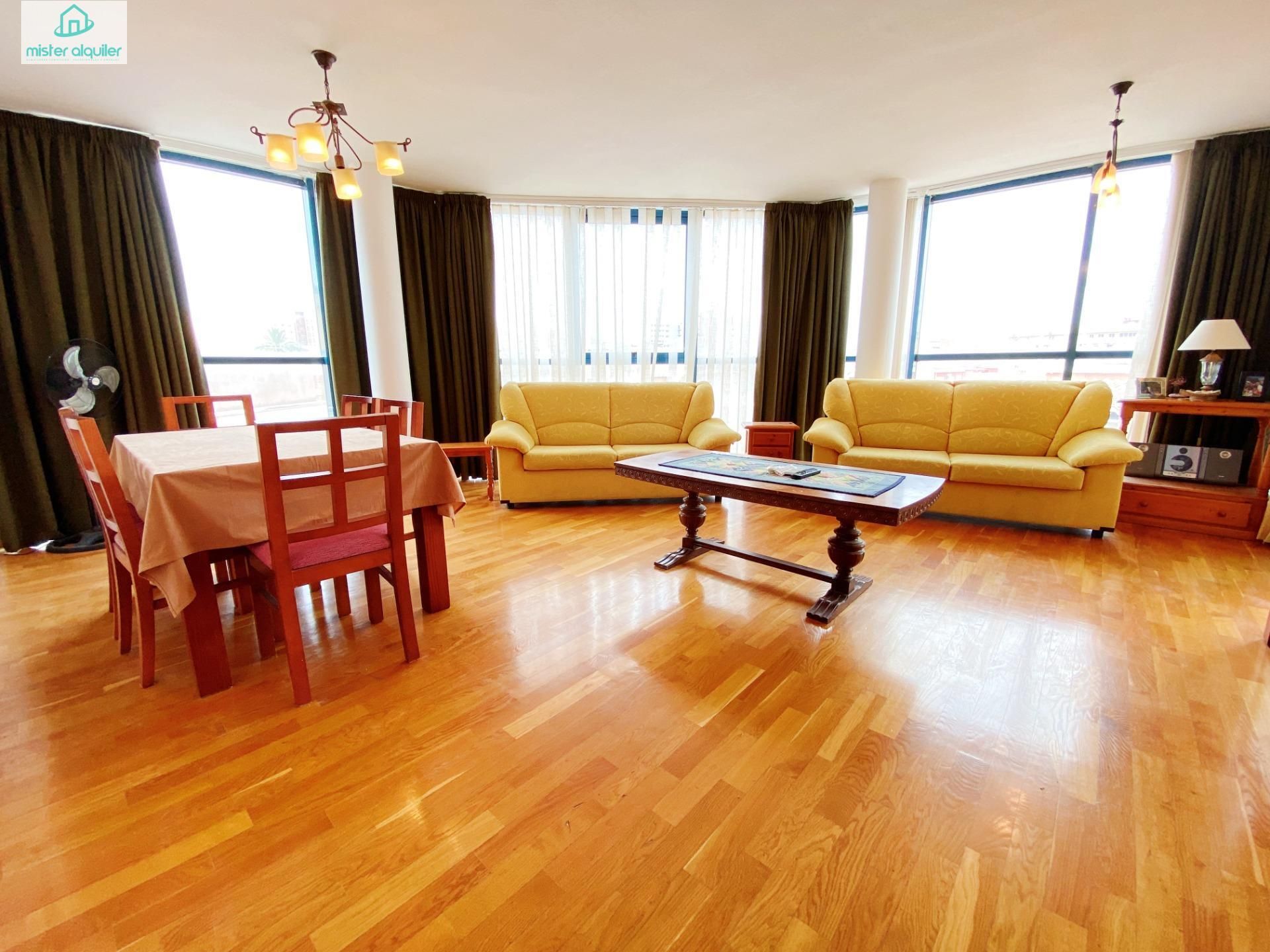 Sala d'estar de Apartament de lloguer en El Campello amb Aire condicionat, Calefacció i Terrassa