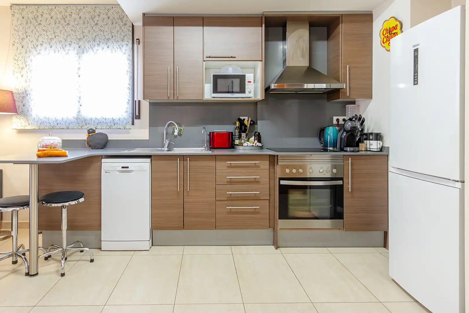 Kitchen of Flat for sale in Martorell  with Air Conditioner, Heating and Oven