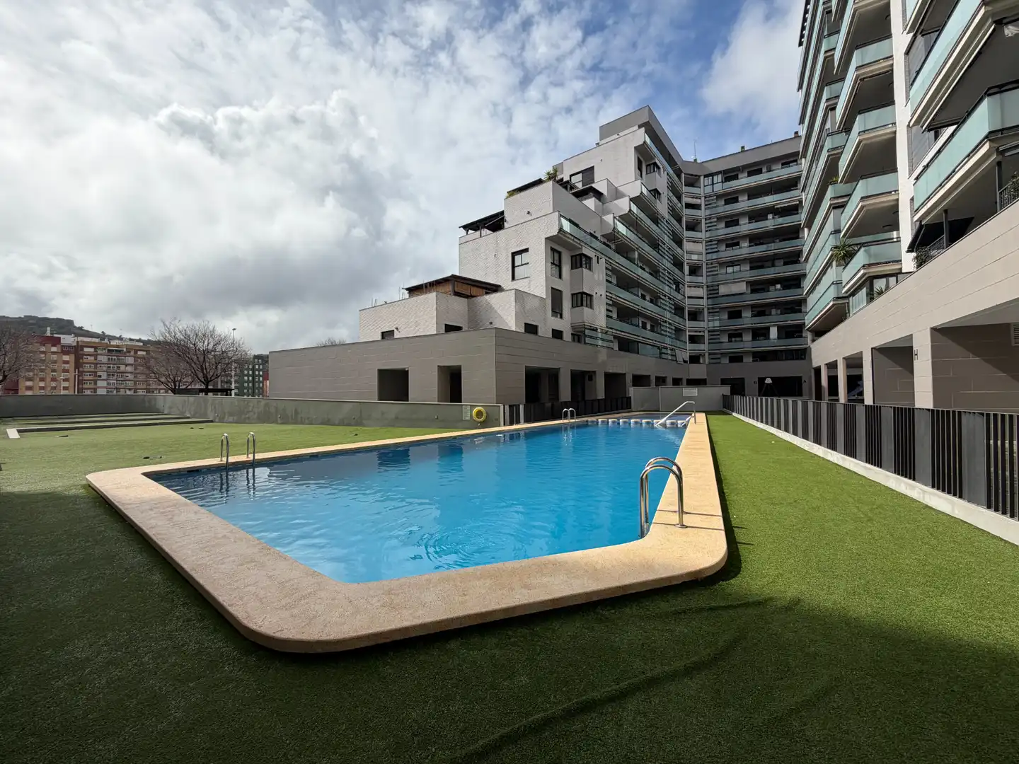 Swimming pool of Flat for sale in Sagunto / Sagunt  with Heating, Parquet flooring and Terrace