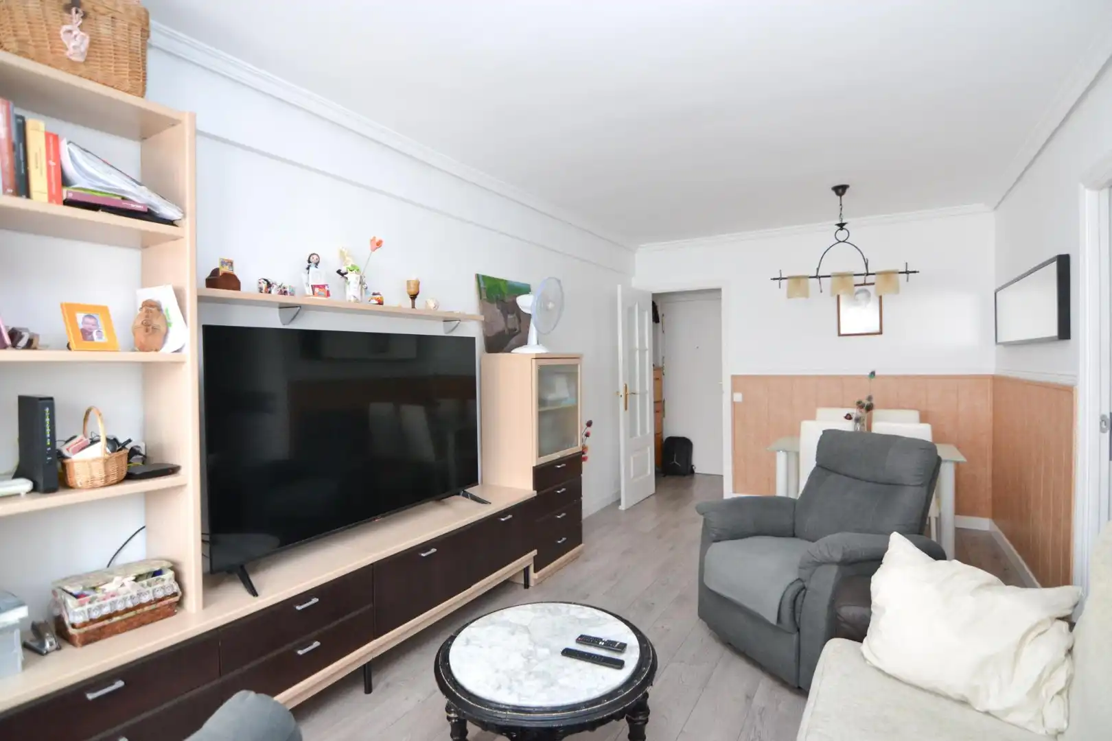 Sala de estar de Planta baja en venta en Móstoles con Calefacción, Parquet y Terraza