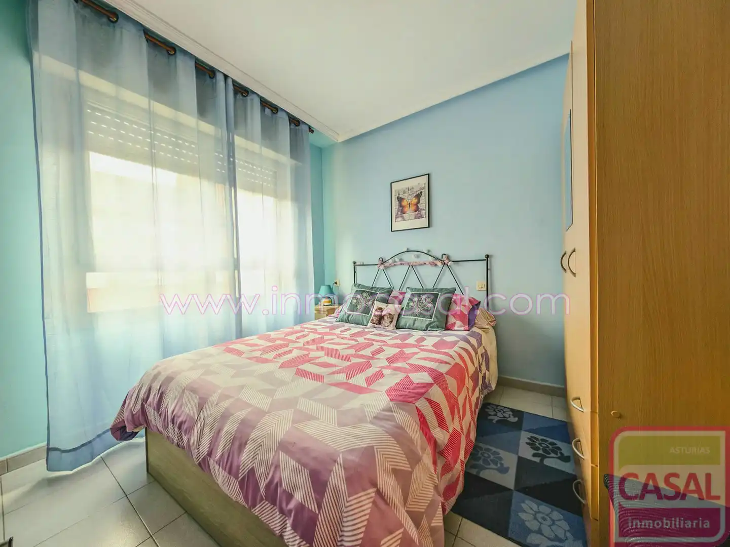 Bedroom of Flat for sale in Langreo  with Heating, Storage room and Furnished