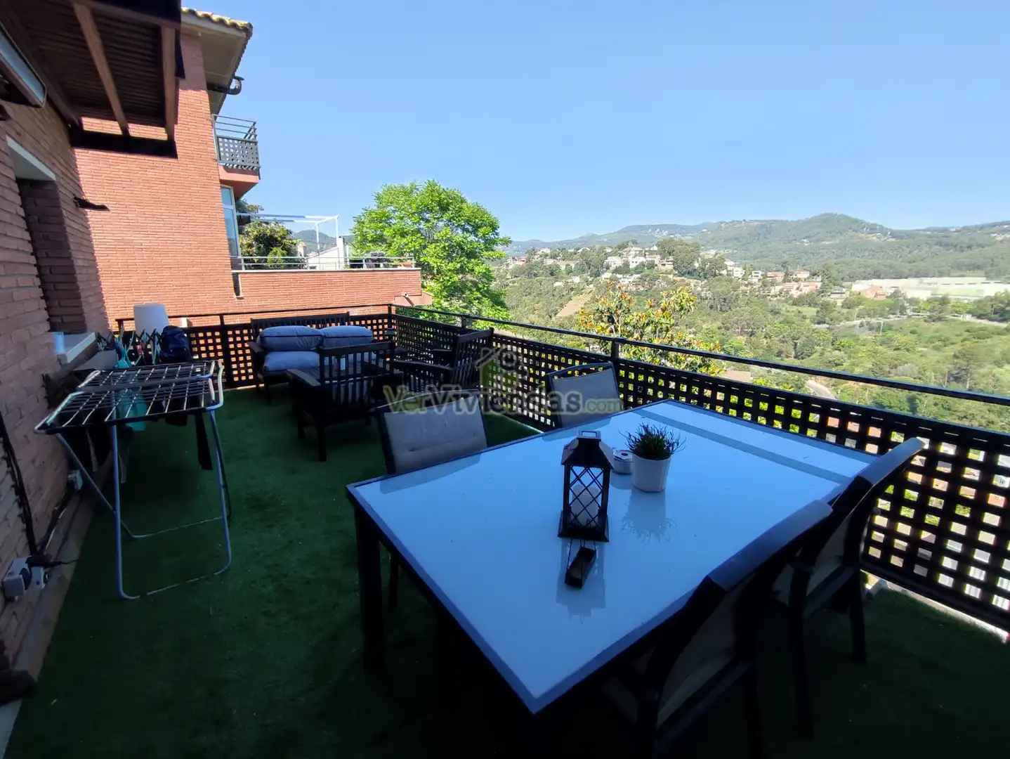 Terrassa de Casa o xalet en venda en Cervelló amb Aire condicionat, Calefacció i Jardí privat