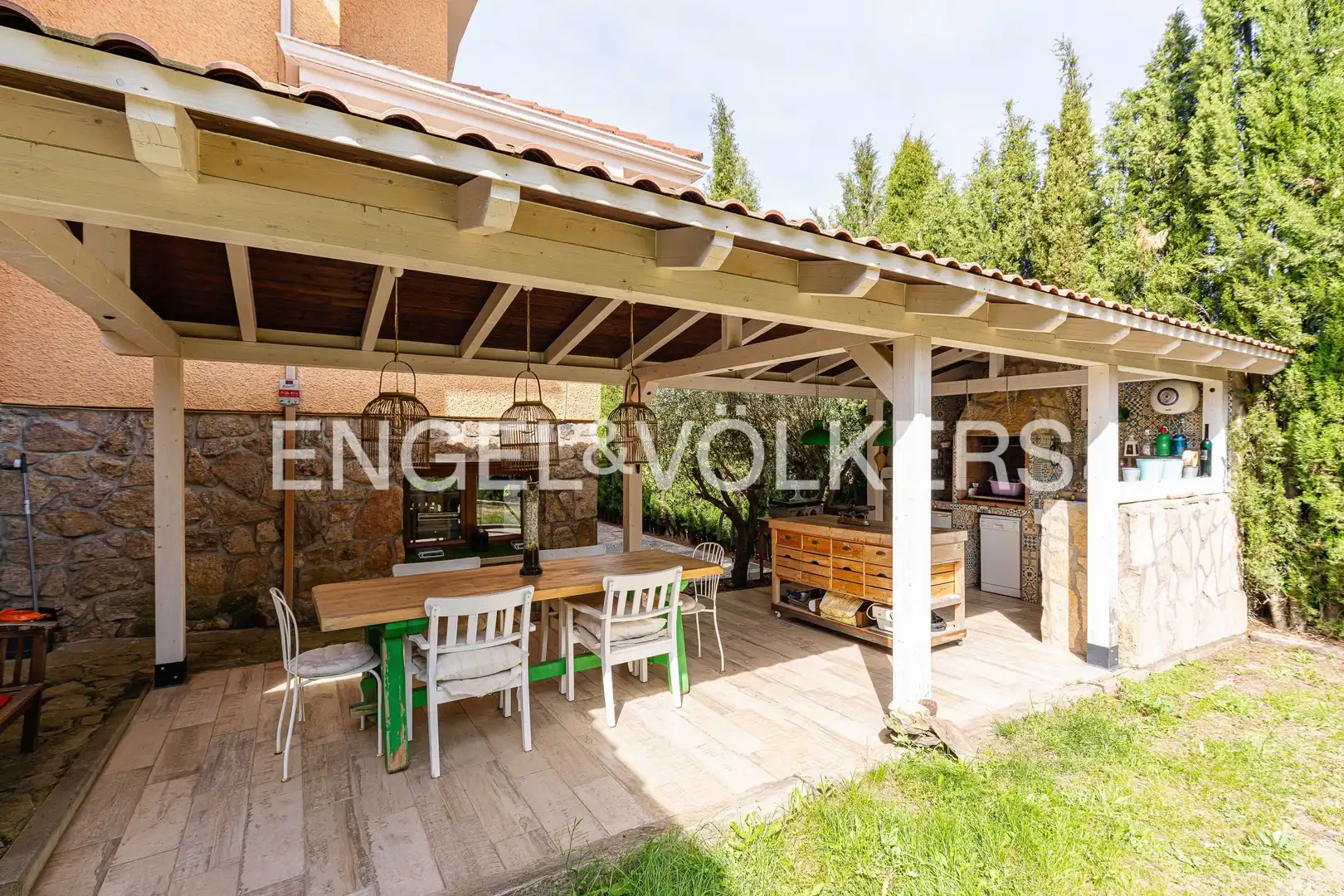 Terrace of Houses for sale in Becerril de la Sierra  with Heating, Private garden and Terrace