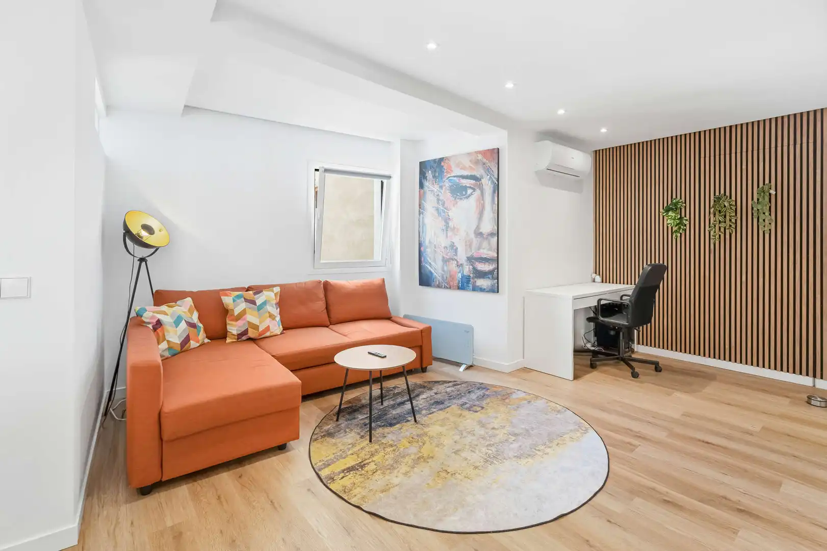 Sala d'estar de Pis en venda en  Palma de Mallorca amb Aire condicionat i Moblat
