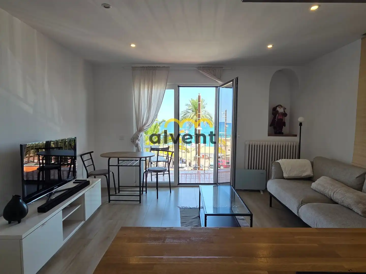 Sala de estar de Piso en venta en Lloret de Mar con Calefacción y Terraza
