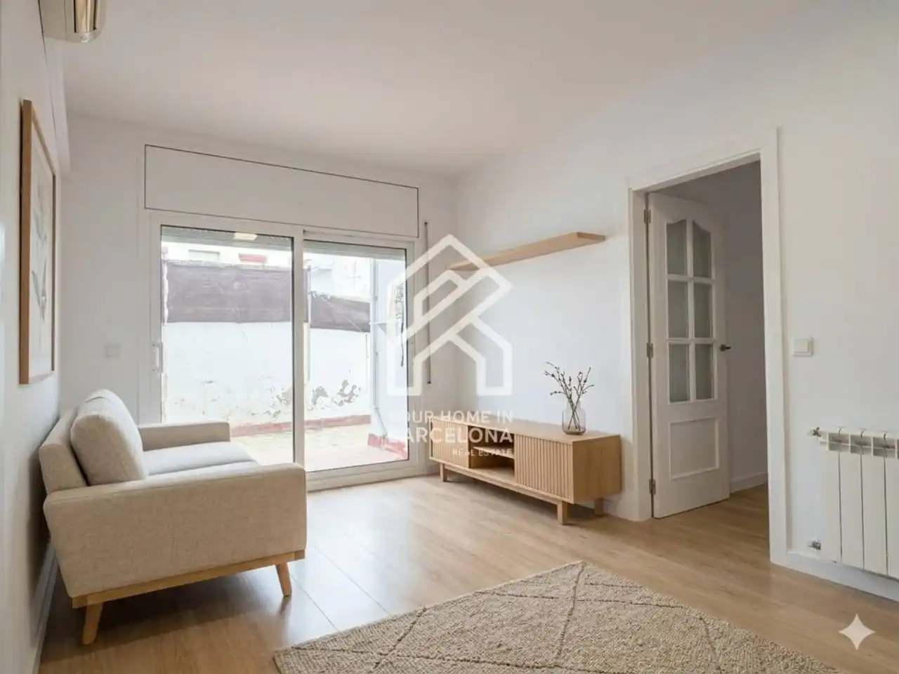 Sala d'estar de Pis en venda en Cubelles amb Aire condicionat, Calefacció i Terrassa