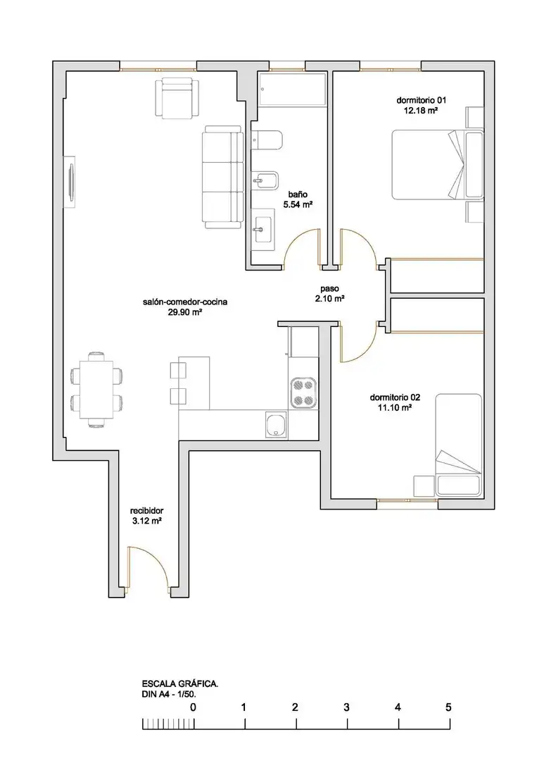 Piso en venta en Calle AMAPOLA, 32, Playa de Garrucha