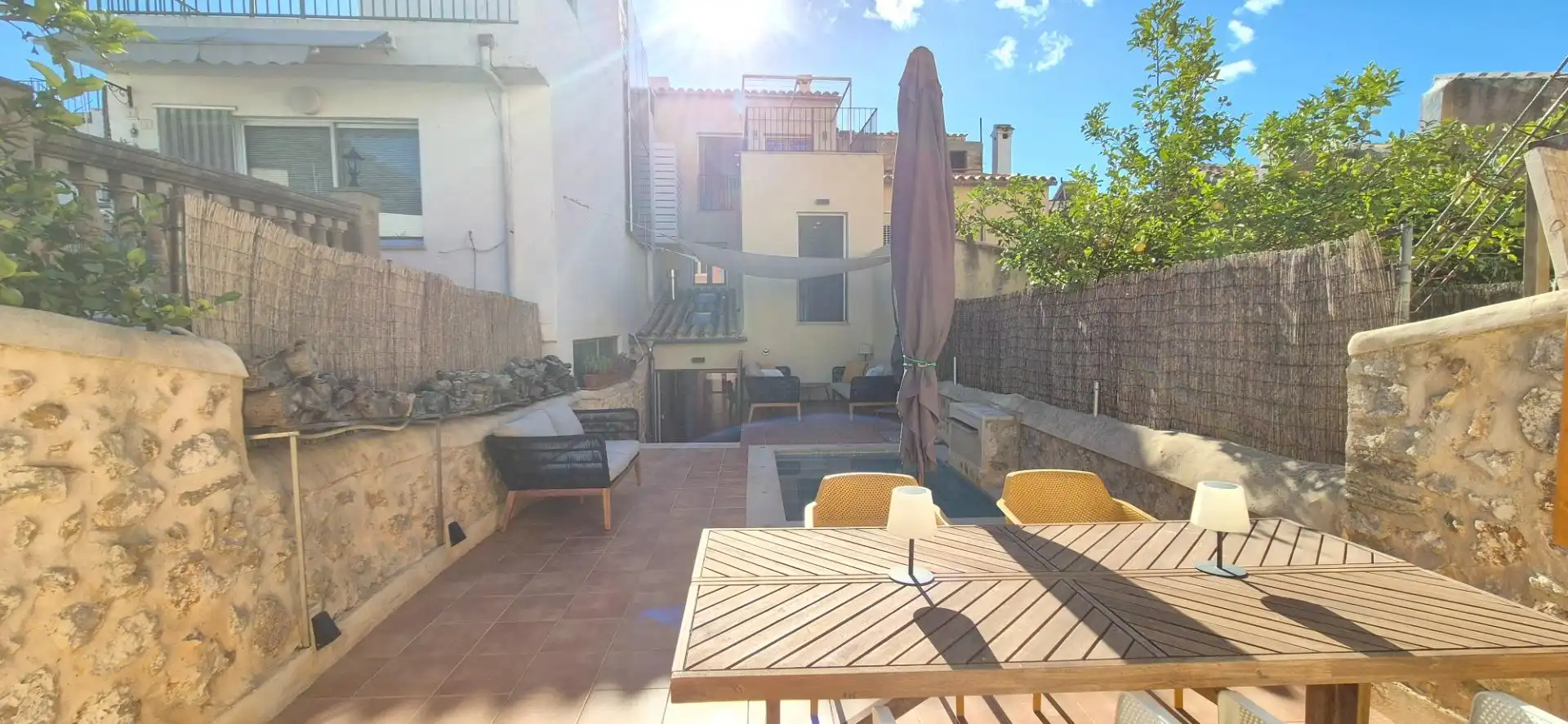 Terraza de Finca rústica en venta en Alaró con Aire acondicionado, Calefacción y Terraza