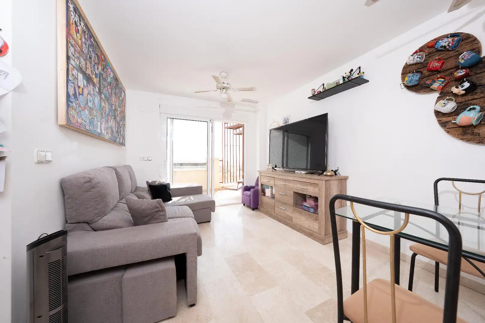 Sala de estar de Ático en venta en Murcia con Aire acondicionado, Calefacción y Terraza