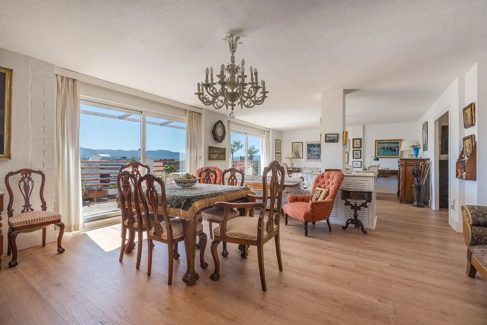 Dining room of Attic for sale in Granada  with Air Conditioner and Terrace