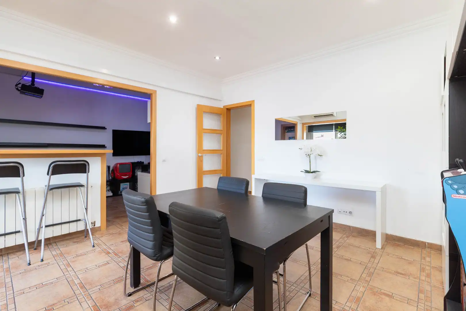 Dining room of Attic for sale in Sabadell  with Air Conditioner, Heating and Terrace