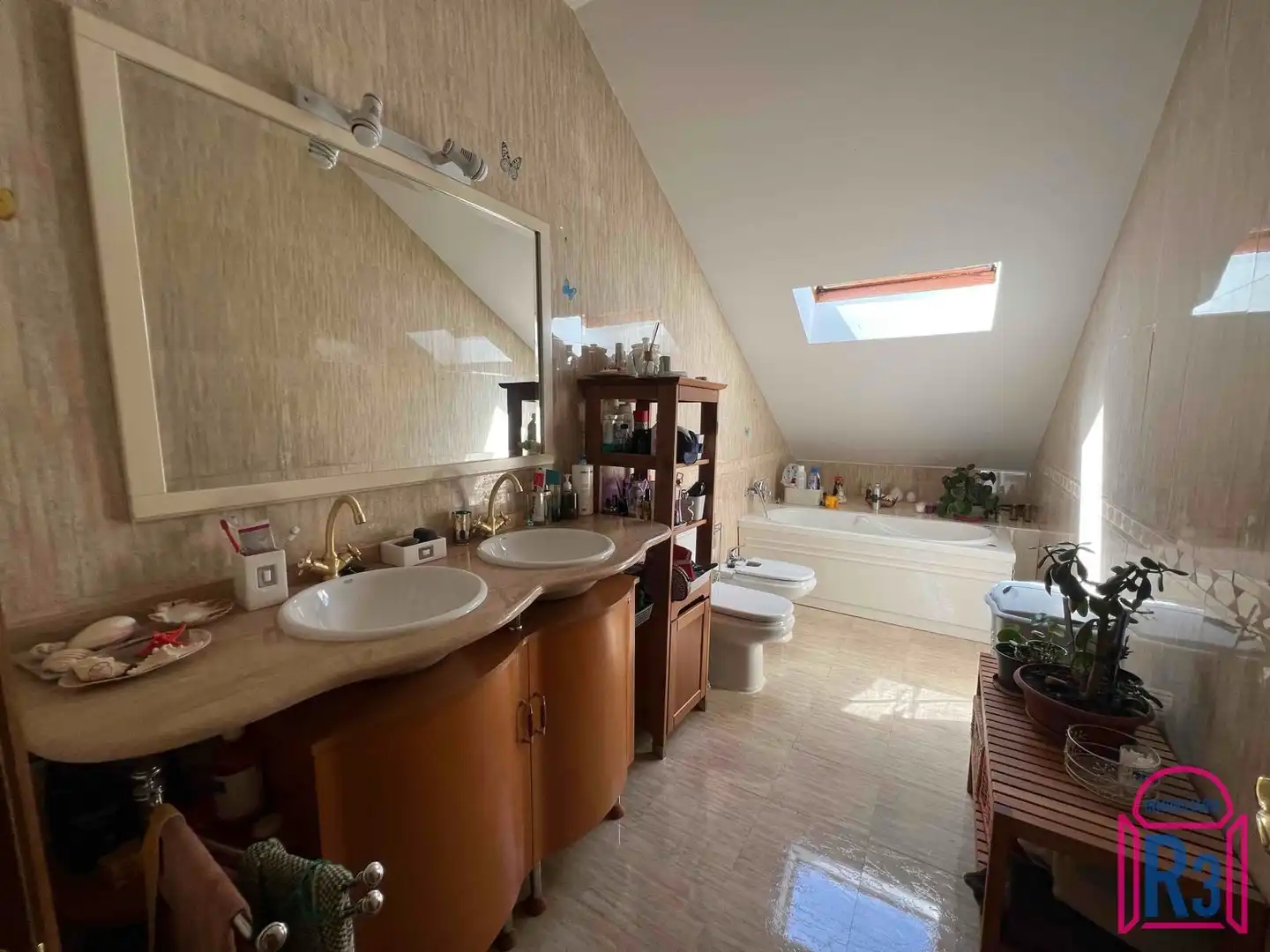 Baño de Casa o chalet en venta en Carrocera con Calefacción, Jardín privado y Amueblado