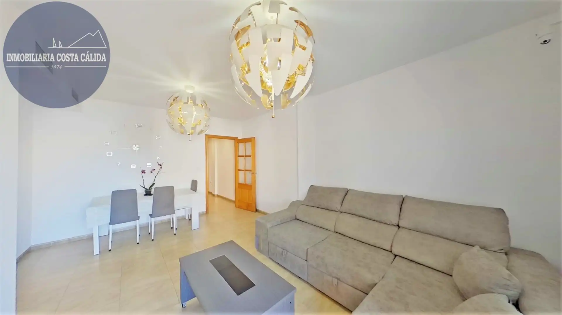 Sala de estar de Apartamento en venta en Águilas con Aire acondicionado, Calefacción y Terraza
