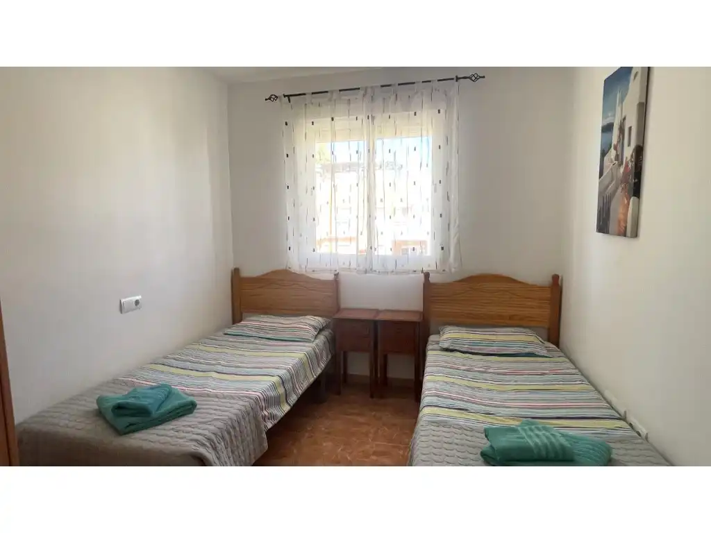 Schlafzimmer von Wohnungen zum Verkauf in Vera mit Klimaanlage, Terrasse und Schwimmbad