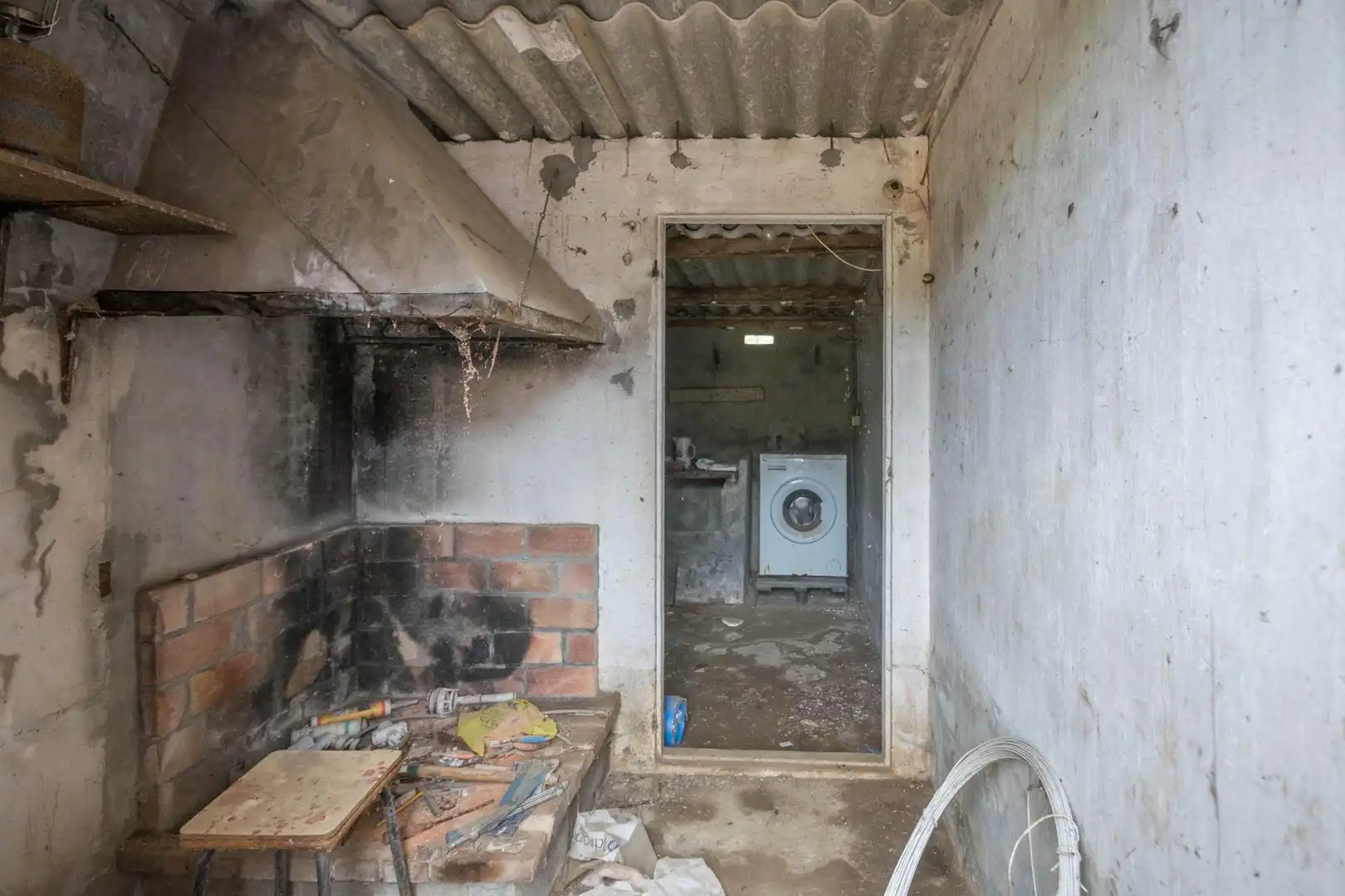 Cocina de Finca rústica en venta en Abegondo con Jardín privado y Trastero