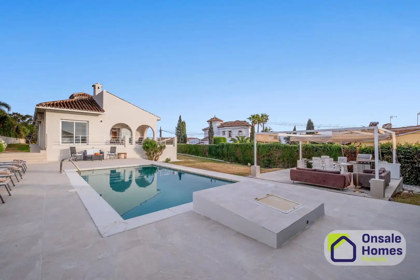 Exterior view of Houses for sale in Marbella  with Air Conditioner, Private garden and Terrace
