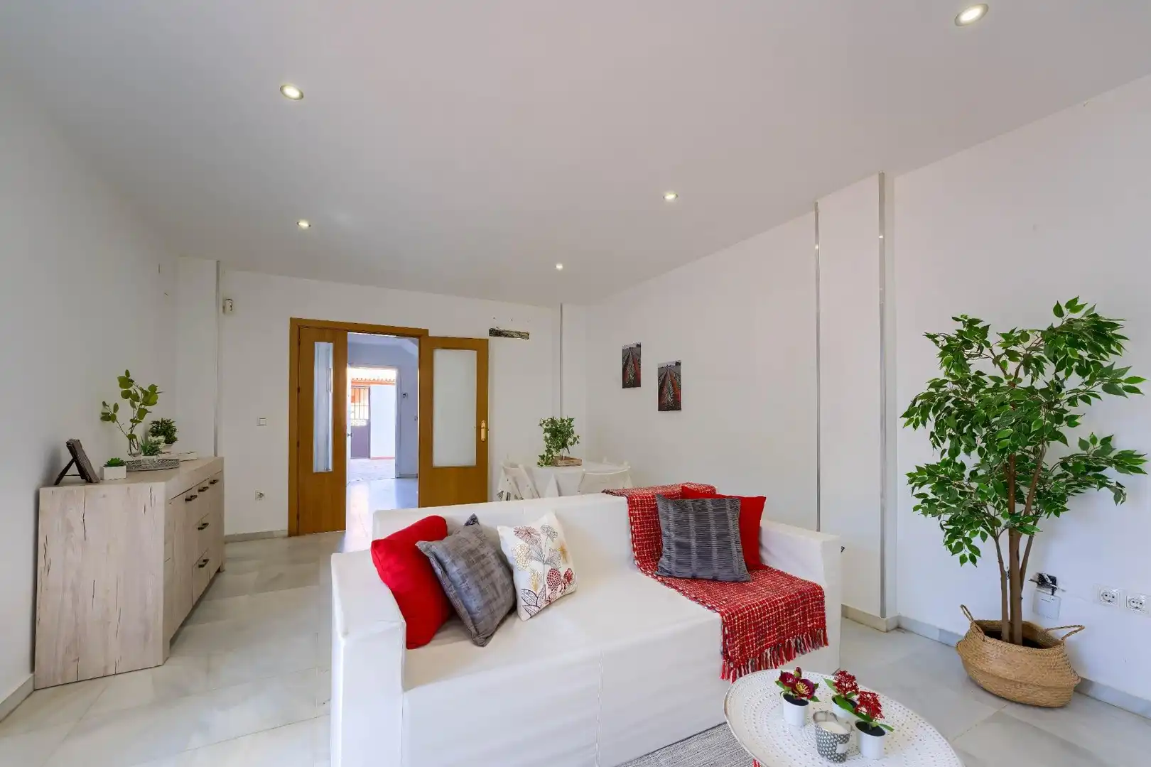 Living room of Houses for sale in Coria del Río  with Private garden and Terrace