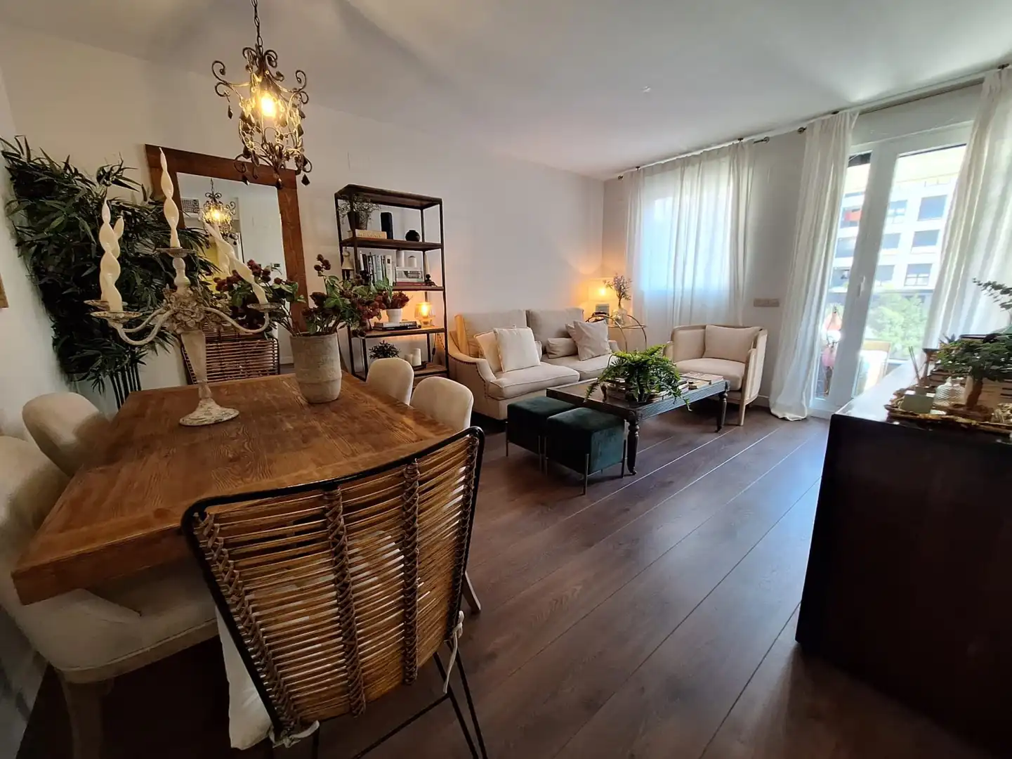 Sala d'estar de Pis en venda en Villa de Vallecas