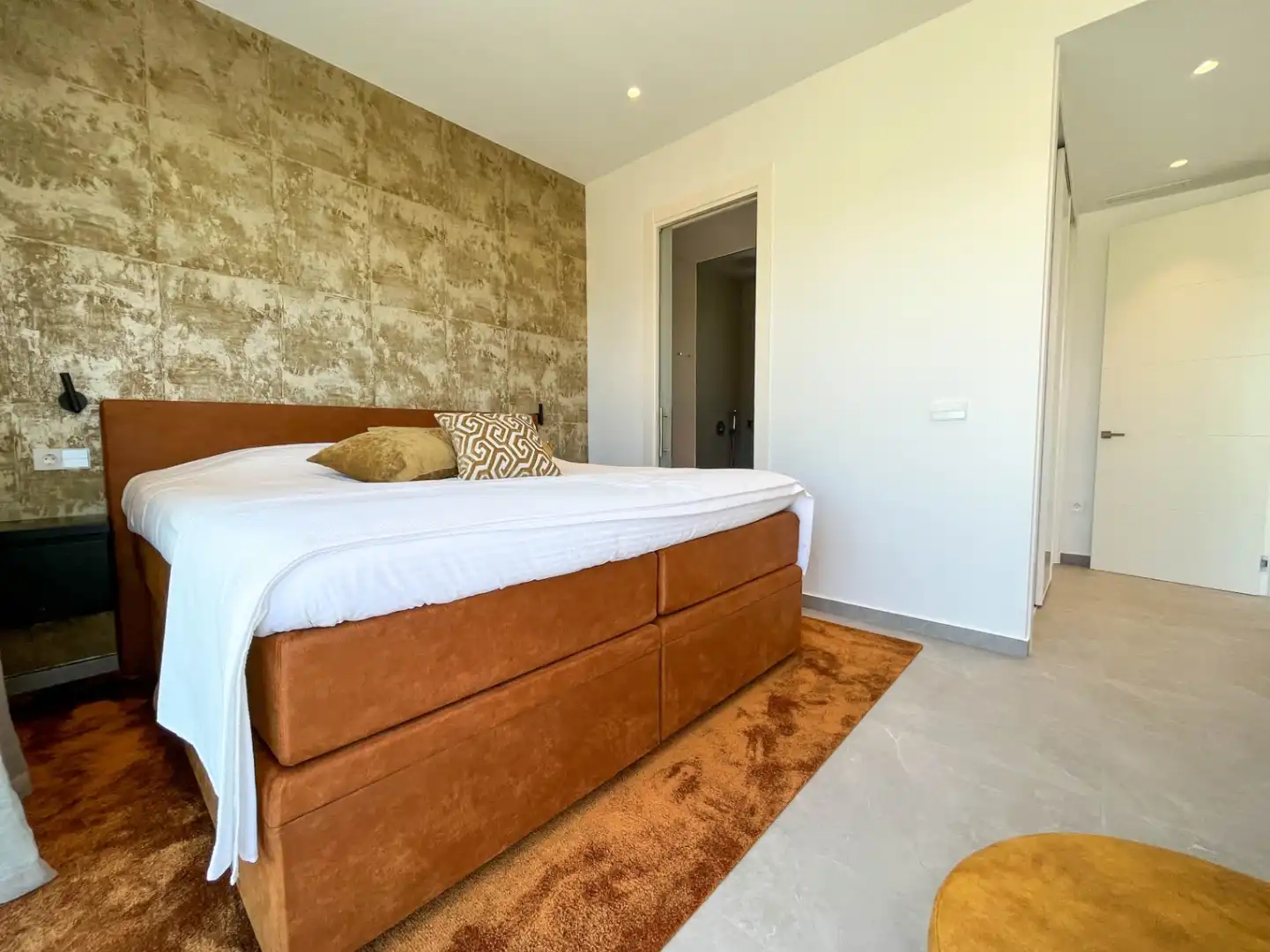 Schlafzimmer von Haus oder Chalet zum Verkauf in Benissa mit Klimaanlage, Heizung und Privatgarten