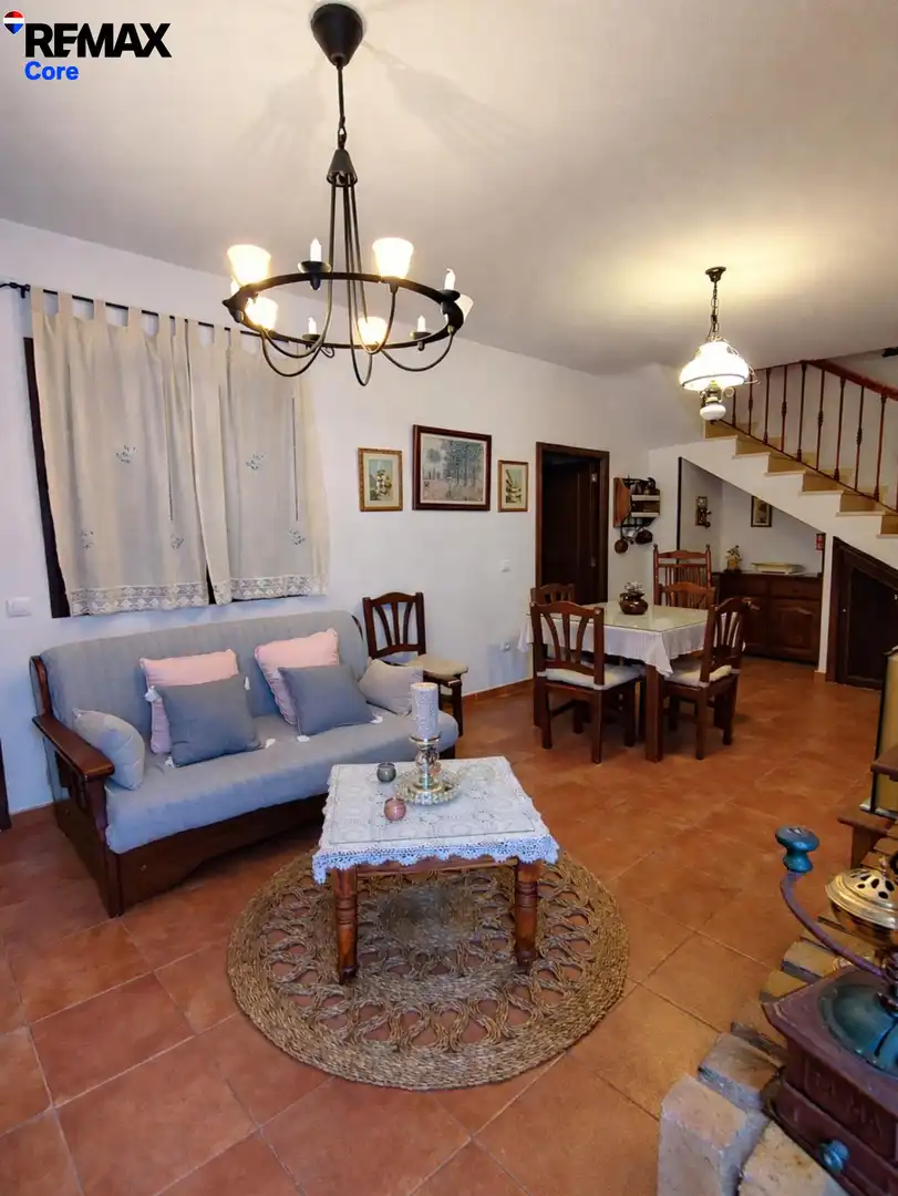 Sala de estar de Casa o chalet en venta en Montemolín con Aire acondicionado, Calefacción y Terraza
