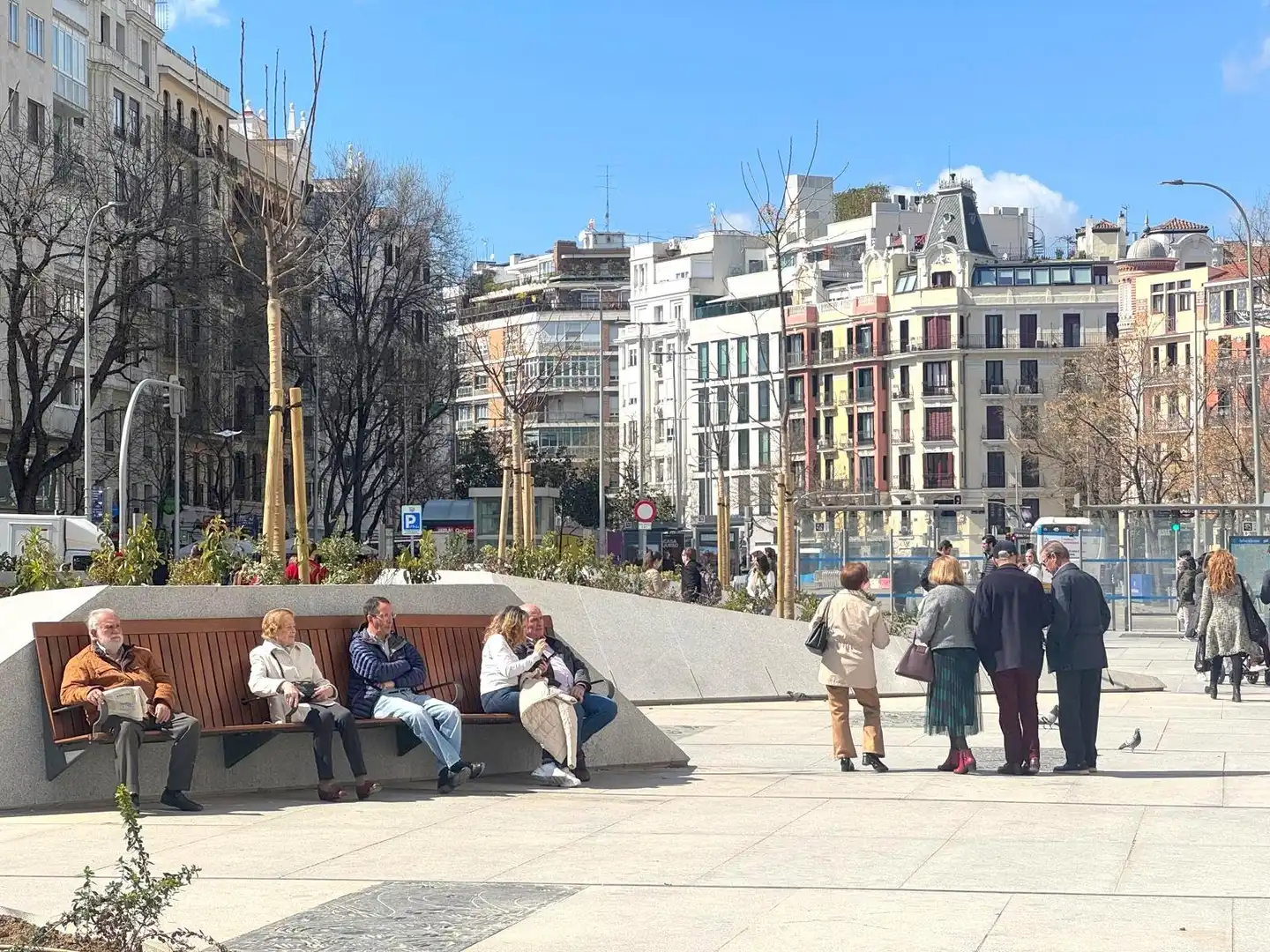 Exterior view of Flat for sale in Madrid  with Heating, Parquet flooring and Furnished