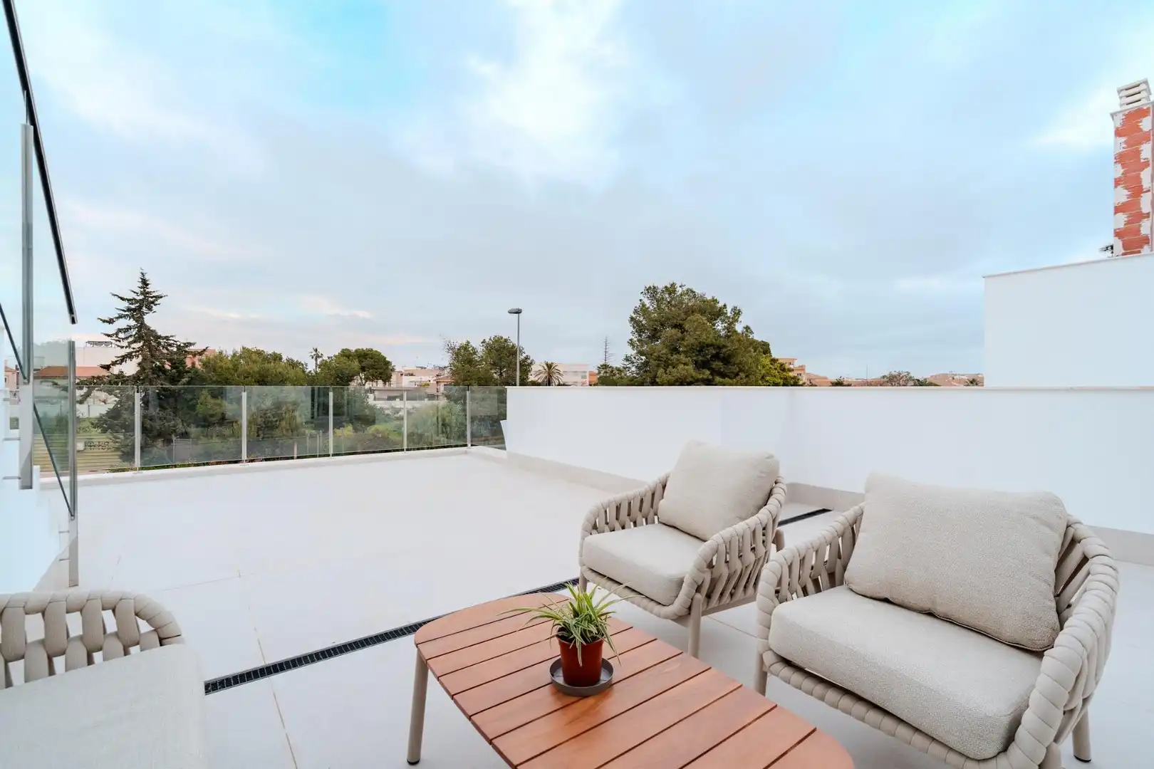 Terrassa de Casa adosada en venda en Los Alcázares amb Aire condicionat, Jardí privat i Terrassa