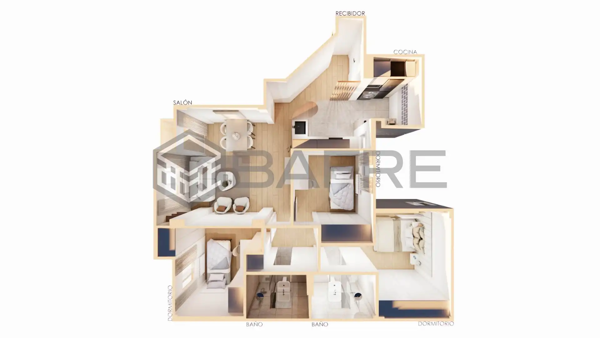 Habitación de Piso en venta en Madrid con Aire acondicionado, Calefacción y Terraza