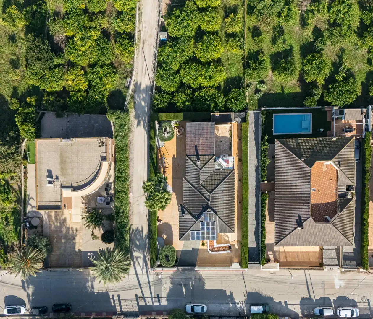 Vista exterior de Casa o xalet en venda en Murcia amb Aire condicionat, Jardí privat i Terrassa