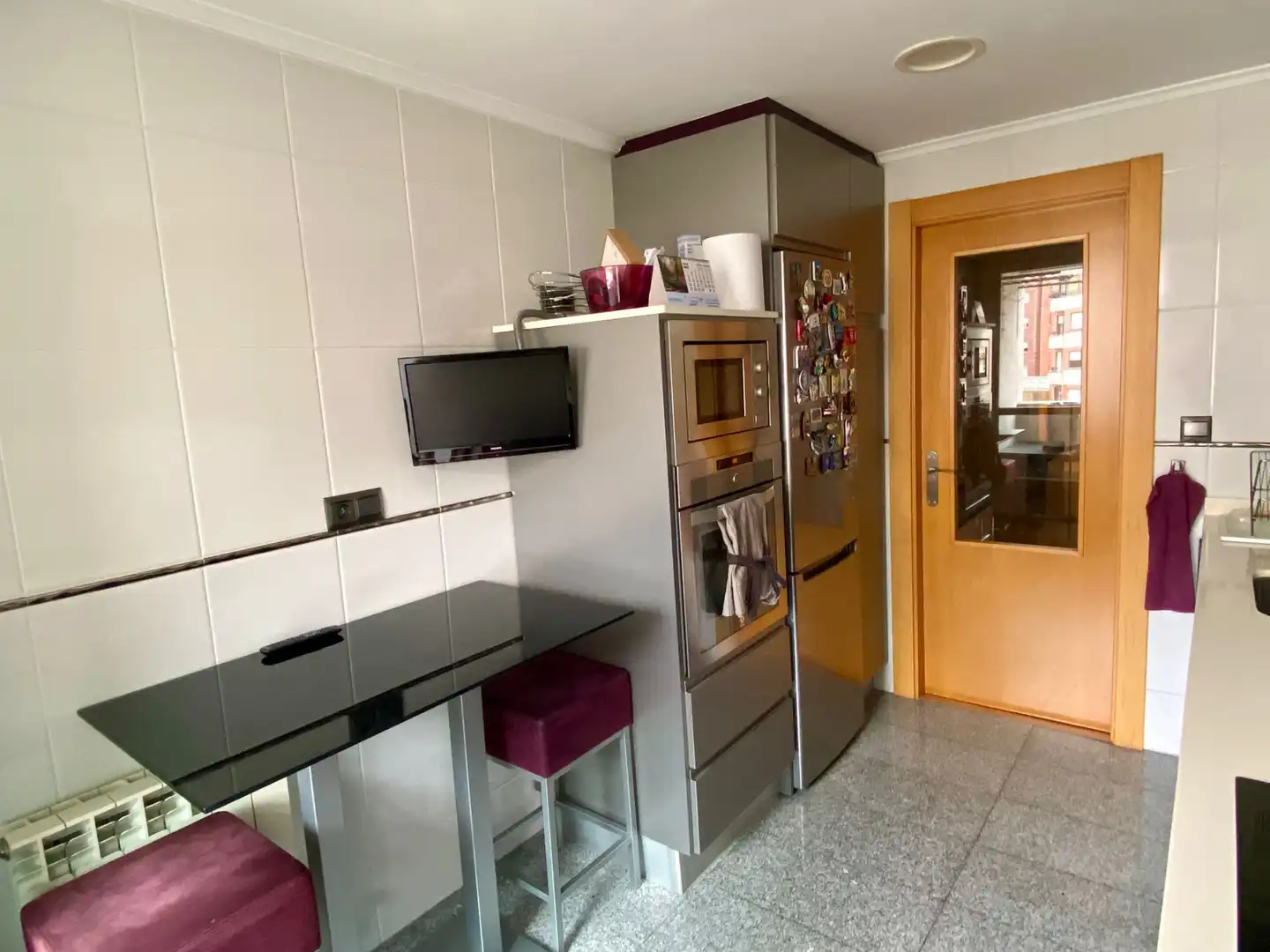 Cocina de Piso de alquiler en Castro-Urdiales con Calefacción, Terraza y Amueblado