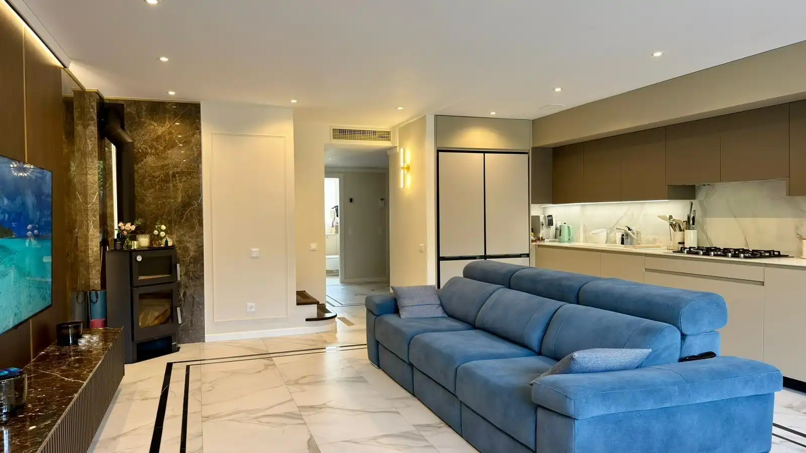 Sala de estar de Casa o chalet en venta en Alicante / Alacant con Aire acondicionado, Calefacción y Jardín privado