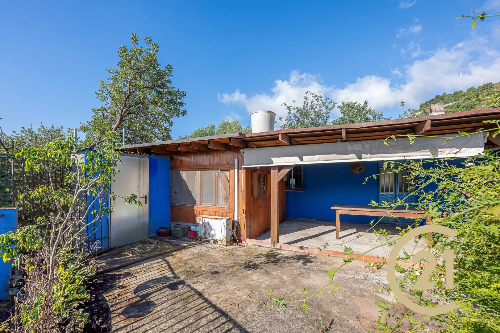 Vista exterior de Finca rústica en venta en Ojén con Jardín privado, Terraza y Piscina