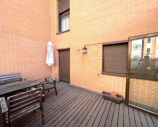 Terrace of Flat to rent in  Madrid Capital  with Heating, Terrace and Storage room