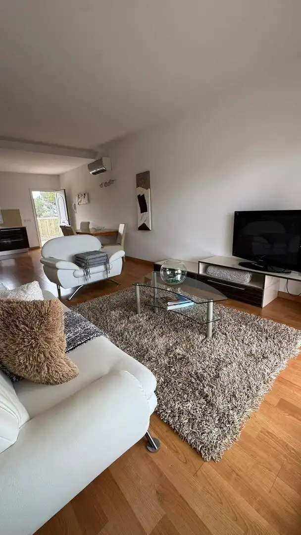 Living room of Flat for sale in Llucmajor  with Air Conditioner, Parquet flooring and Terrace