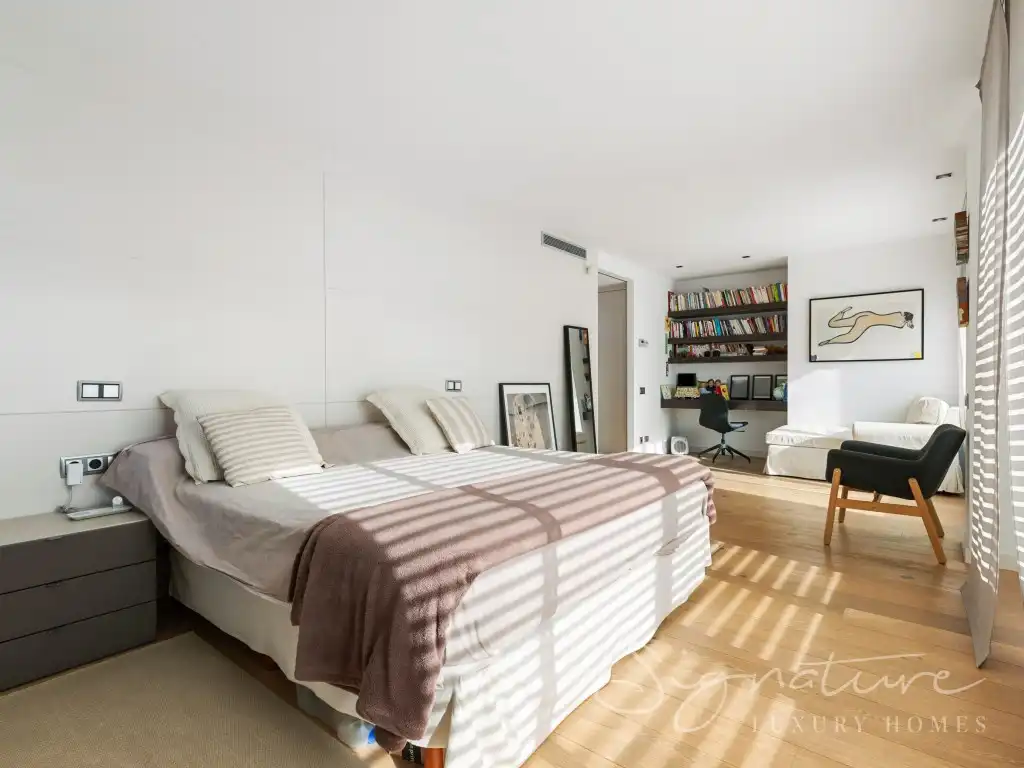 Habitación de Casa o chalet en venta en Sant Cugat del Vallès con Aire acondicionado, Jardín privado y Terraza