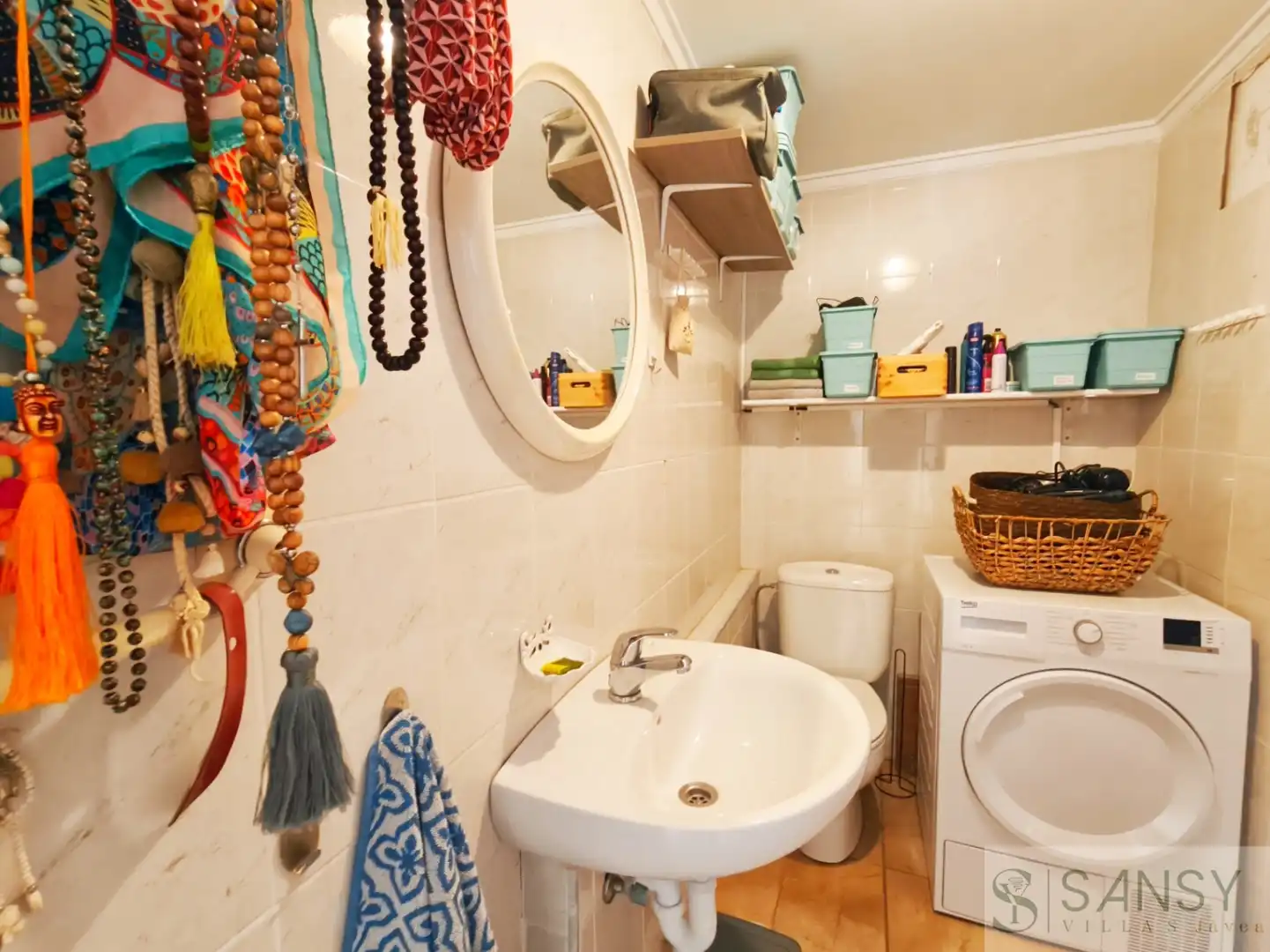 Badezimmer von Haus oder Chalet zum Verkauf in Castell de Castells mit Klimaanlage, Terrasse und Abstellraum
